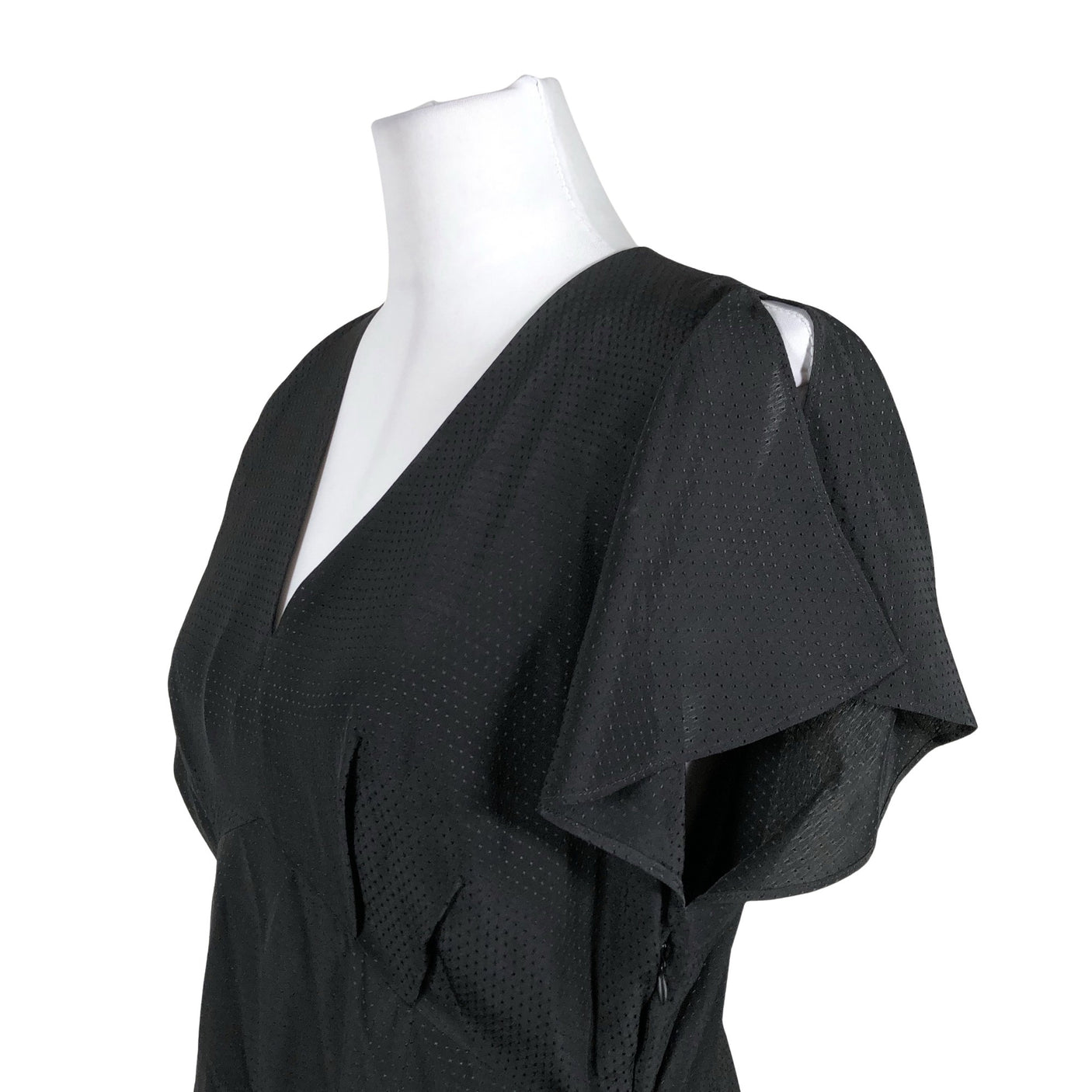 Unisex Hugo Boss - Schiffon dress, size 40 - Black (2)