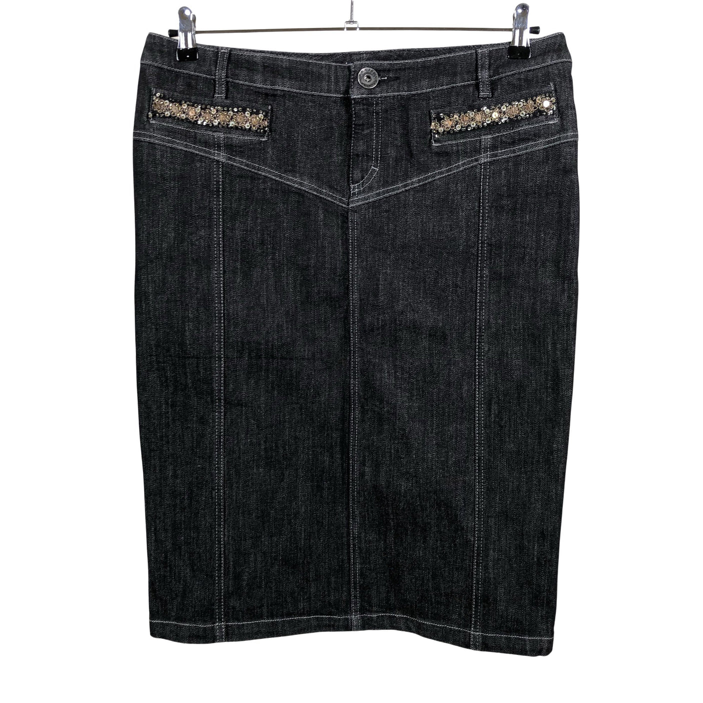Unisex Marella - Denim skirt, size 42 - Blue (1)