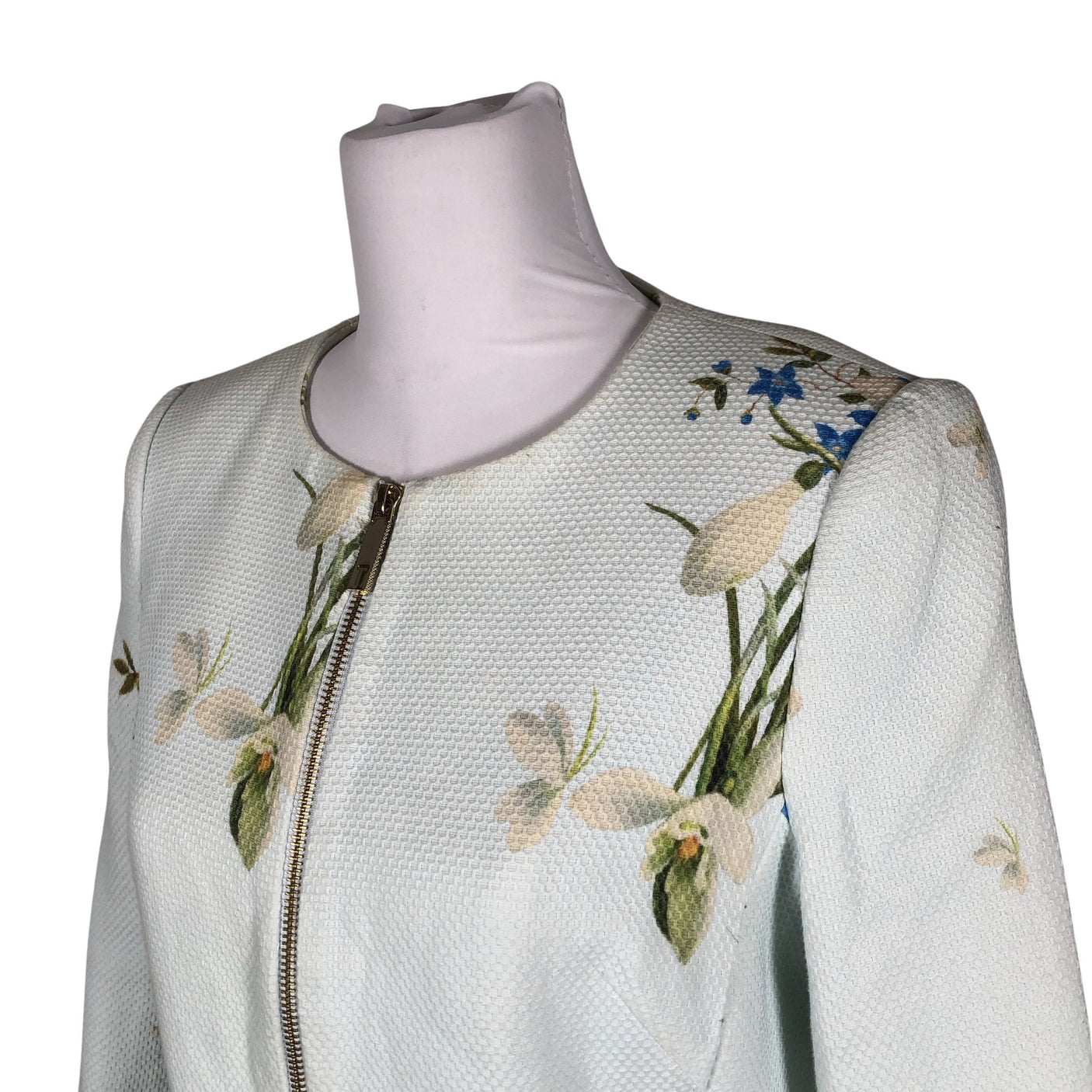 Unisex Ted Baker - Wool coat, size 40 - Light blue (3)
