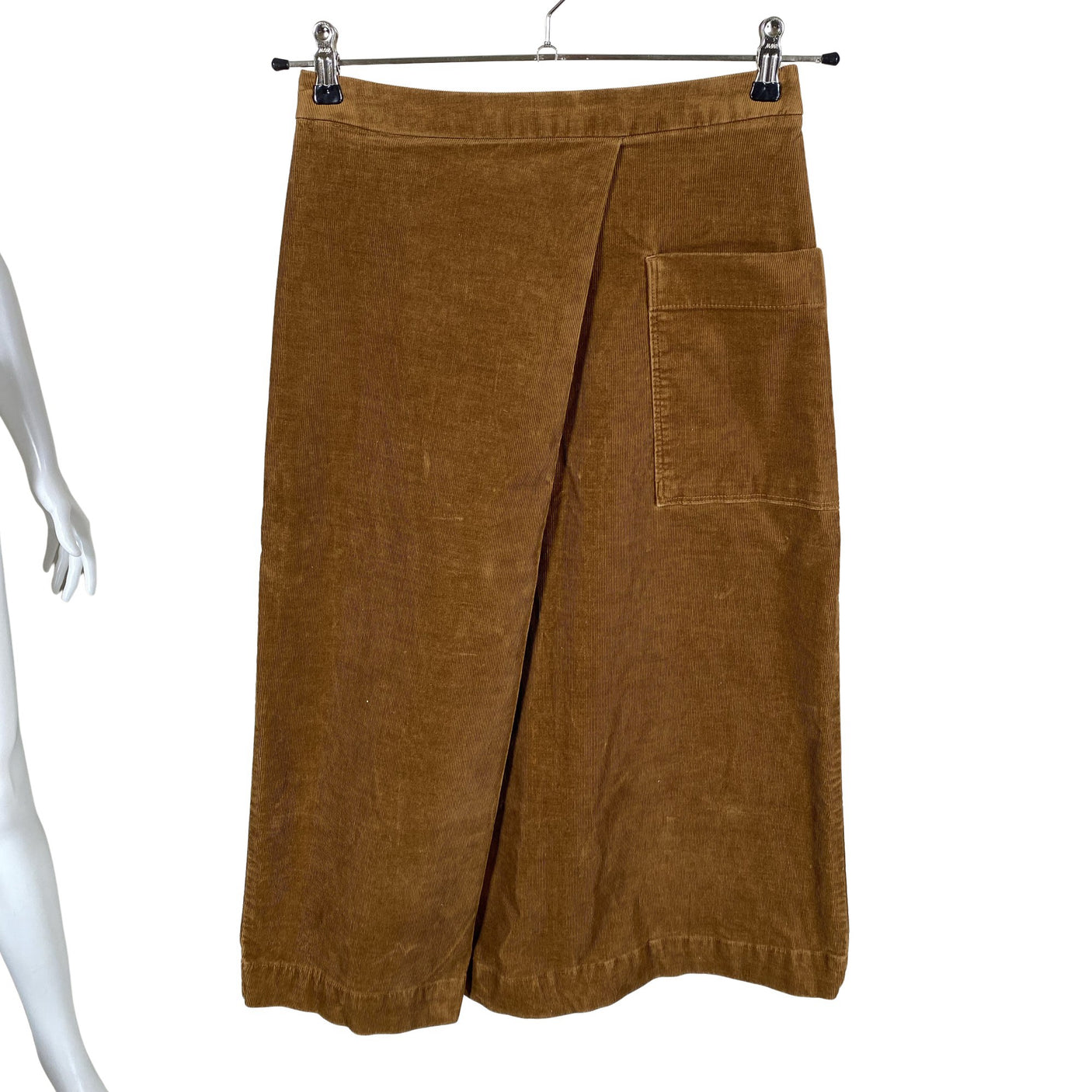 Unisex Muji - Fabric skirt, size 36 - Brown (1)