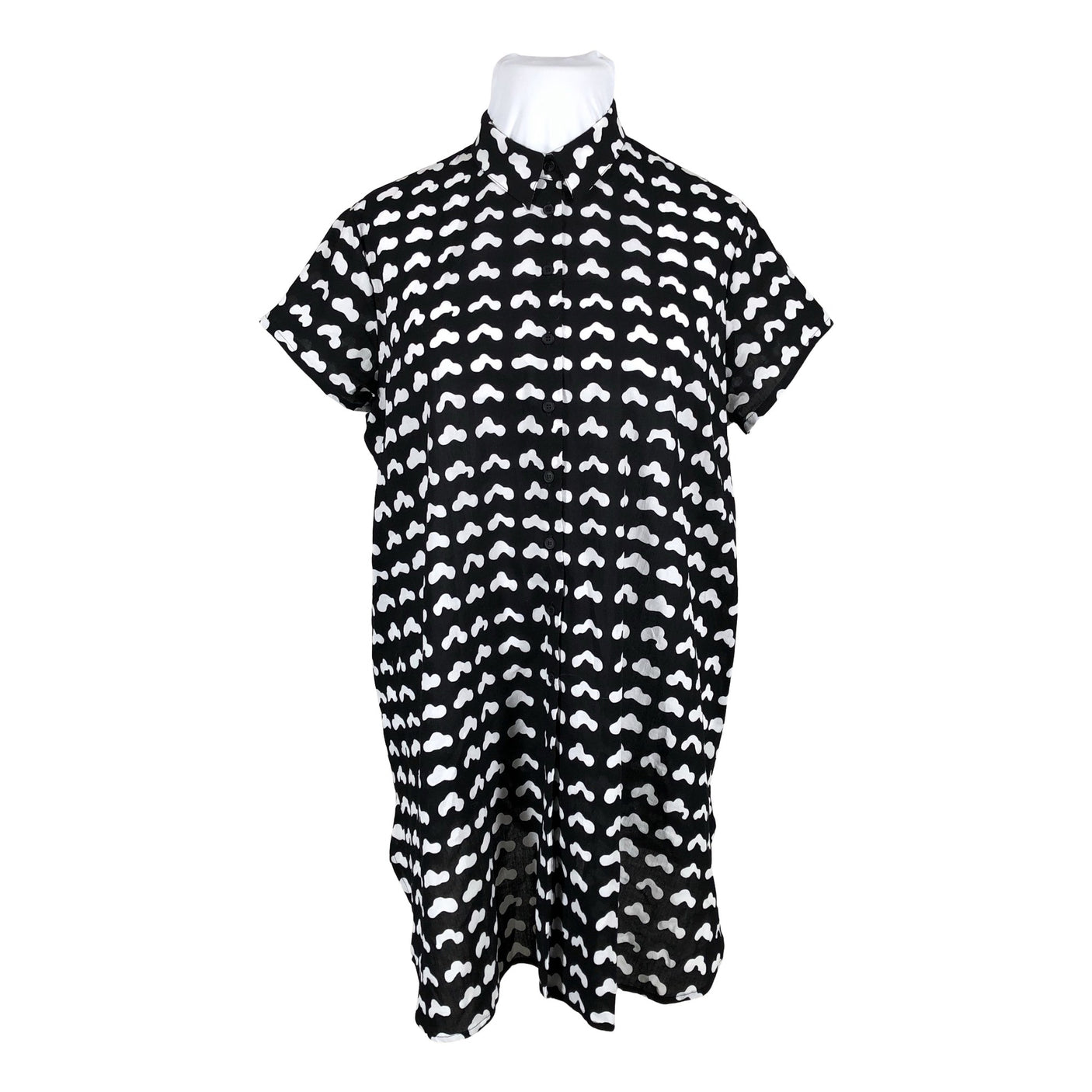 Unisex Marimekko - Schiffon dress, size 44 - Black (1)