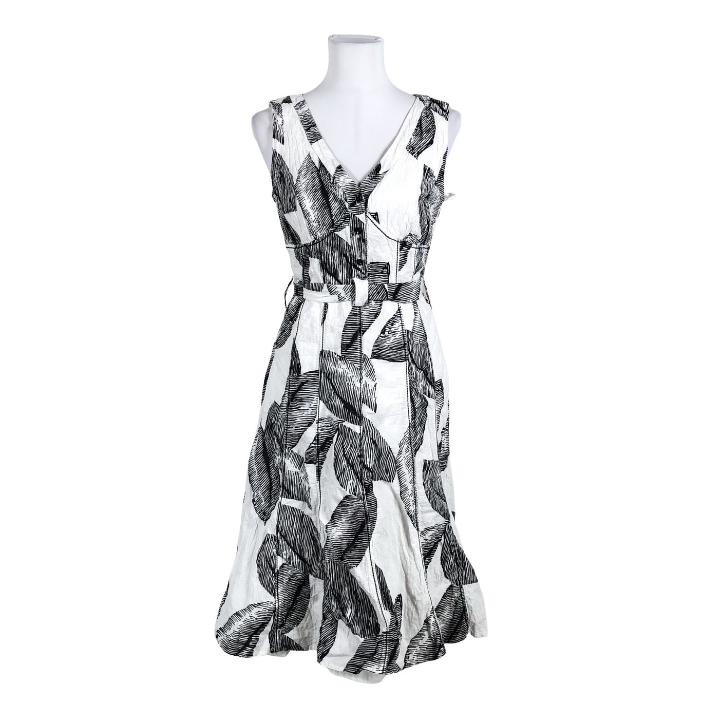 Unisex Apanage - Schiffon dress, size Ei kokoa - White (1)