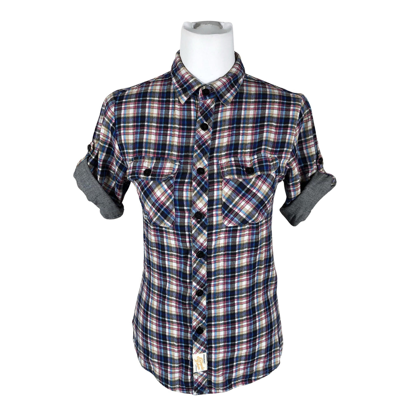 Unisex Outfitters nation - Collared shirt, size 36 - Blue (1)