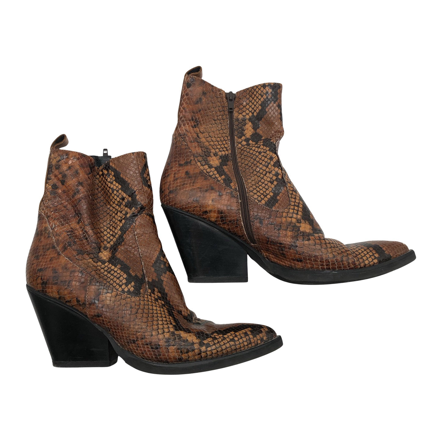Unisex Nude of Scandinavia - Cowboy boots, size 40 - Brown (1)