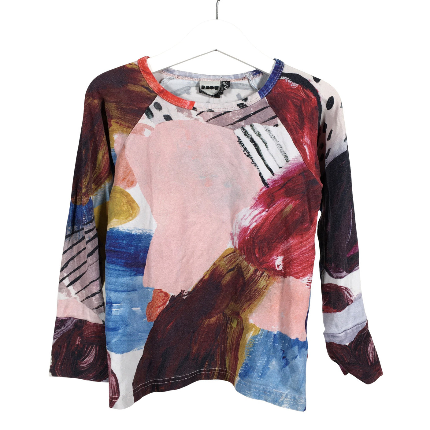 Unisex Papu - Tricot shirt, size 110 - 116 - Light pink (1)
