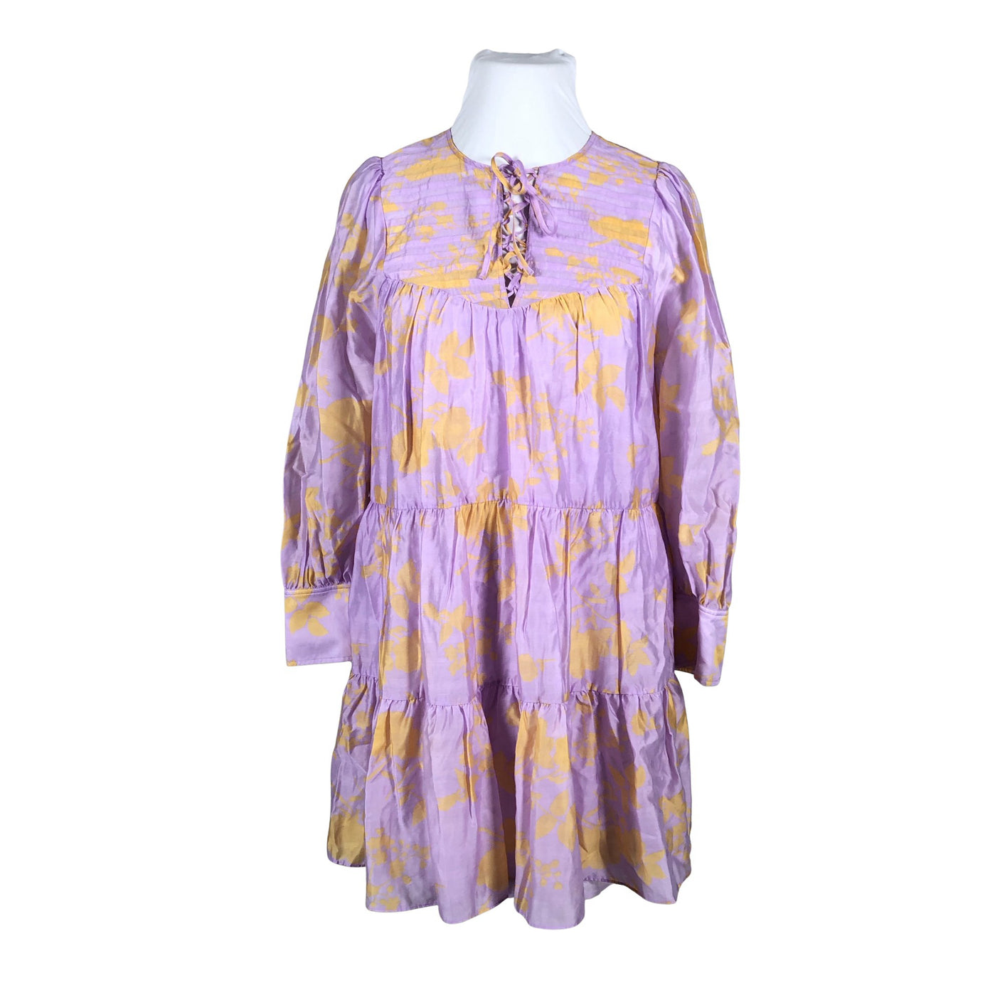 Unisex Second Female - Schiffon dress, size 42 - Violet (1)