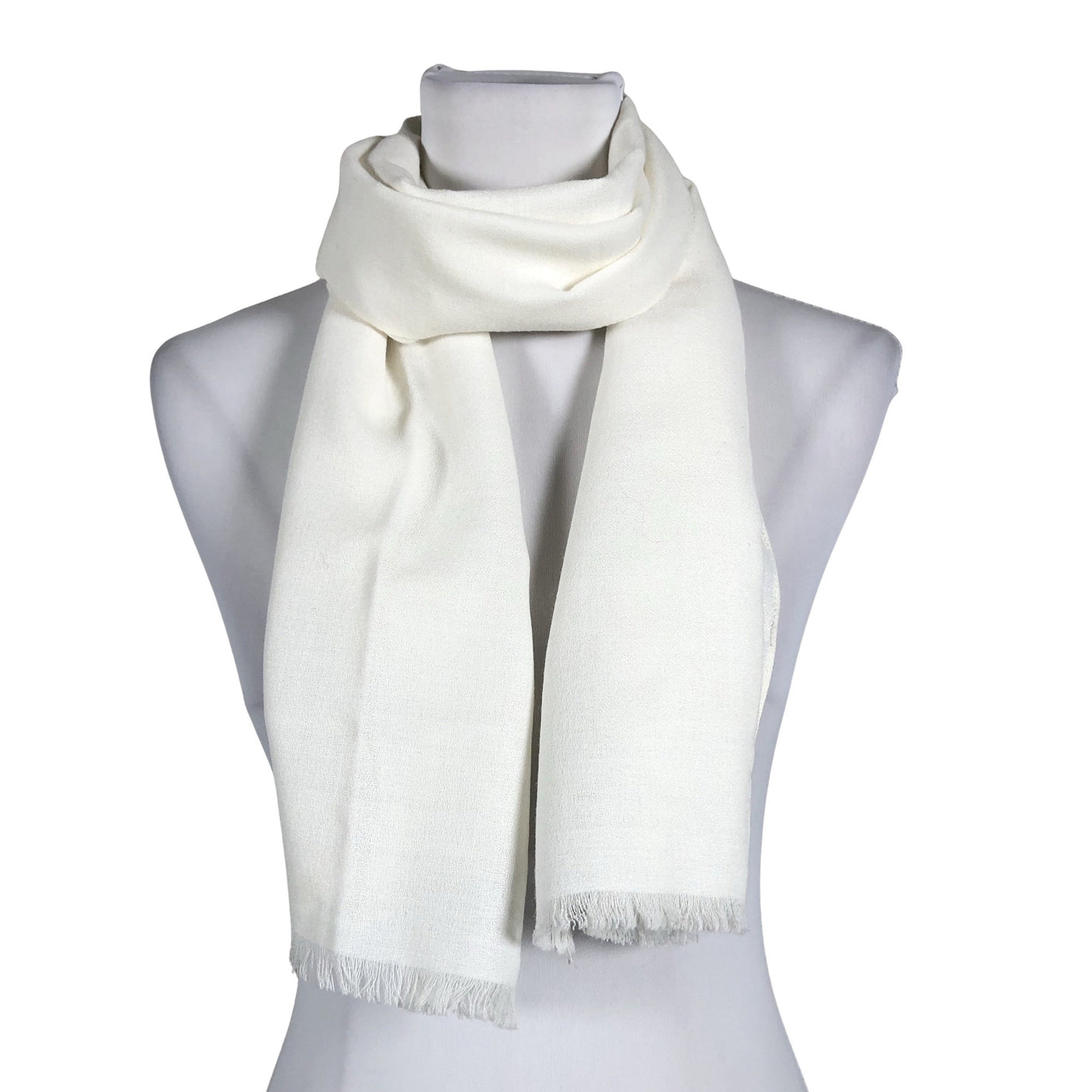 Unisex Trevira - Scarf, size Midi - White (1)