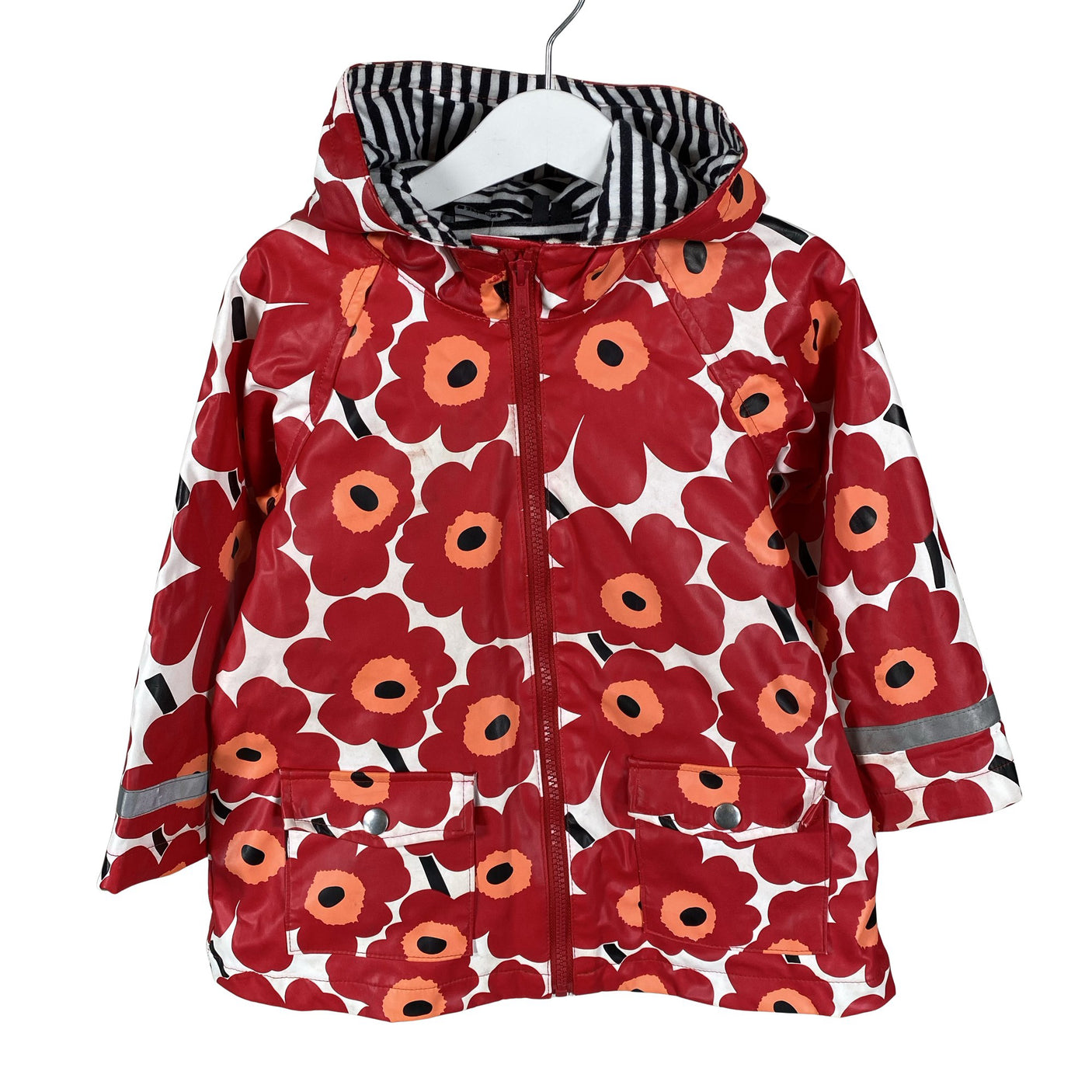 Unisex Marimekko - Rain jacket, size 98 - 104 - Red (1)