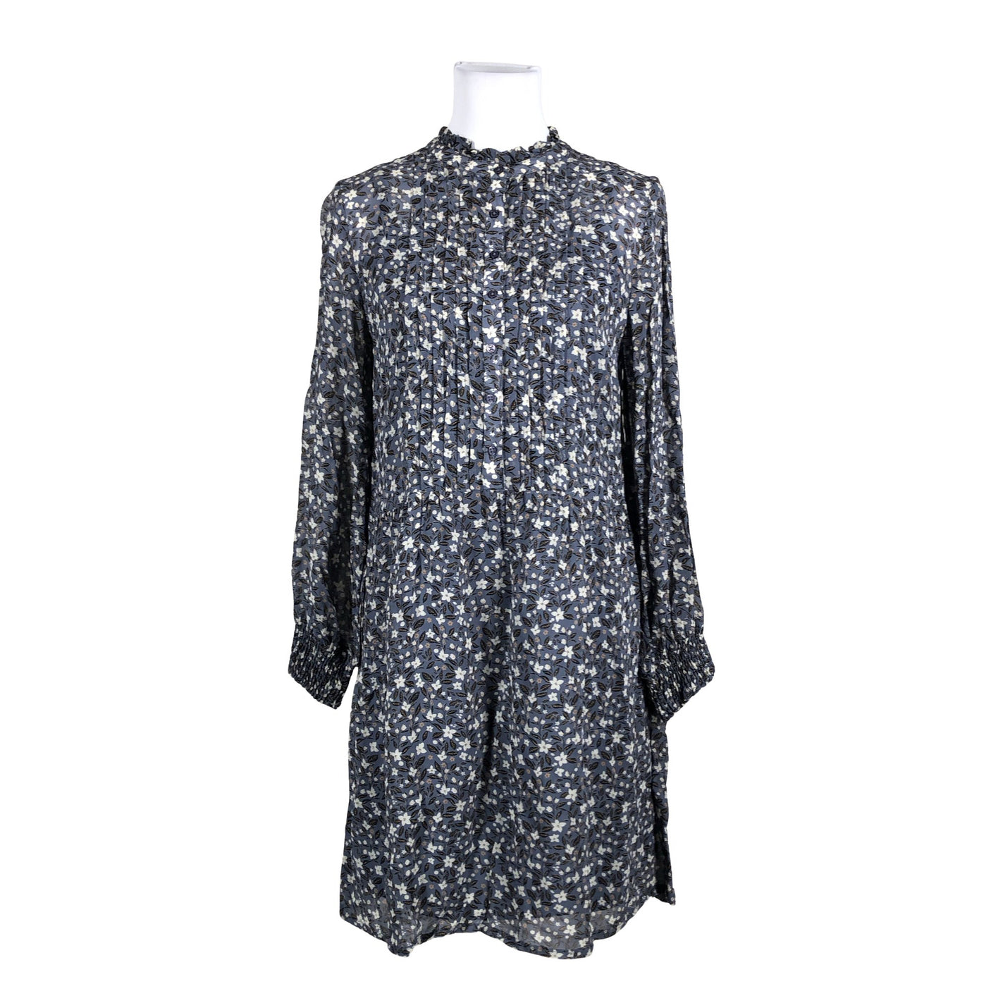 Unisex Part two - Schiffon dress, size 38 - Blue (1)
