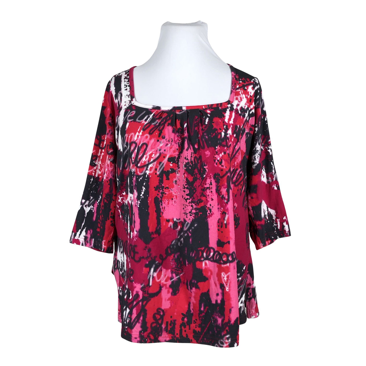Unisex Ulla Popken - Tricot shirt, size 42 - Pink (1)