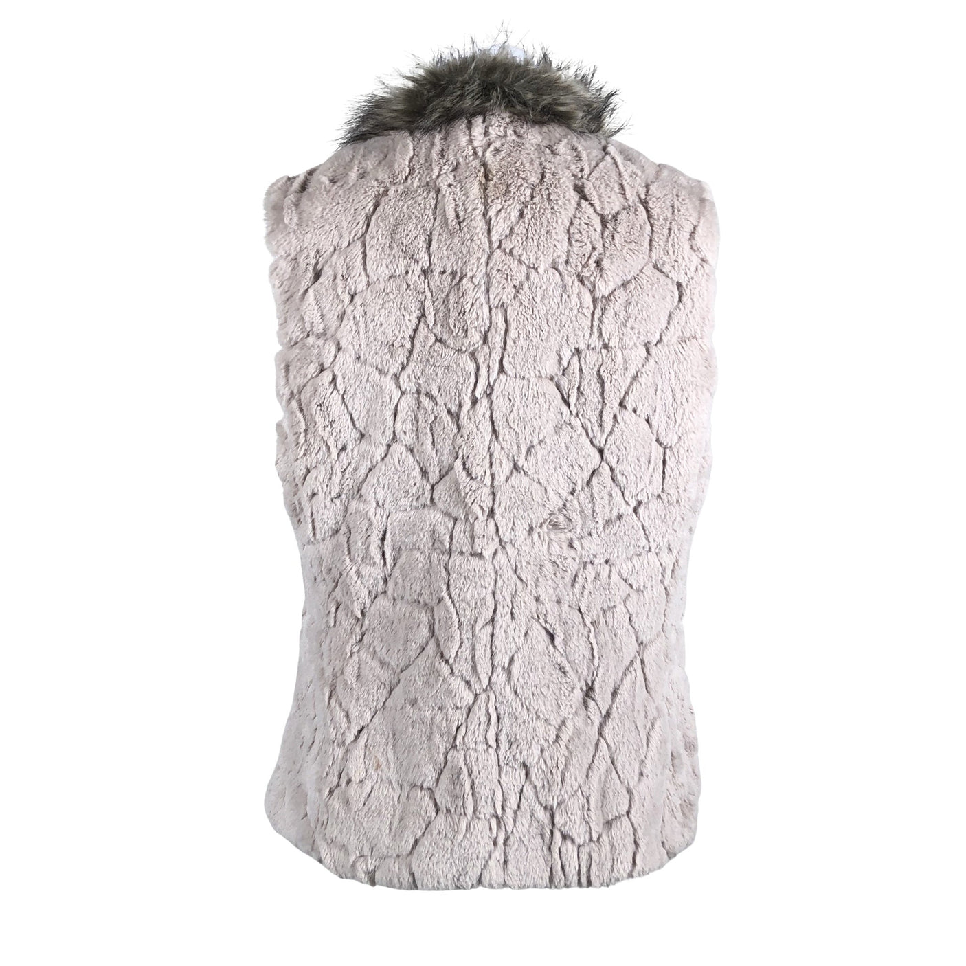 Unisex Gerry Weber - Faux fur vest, size 38 - Beige (2)