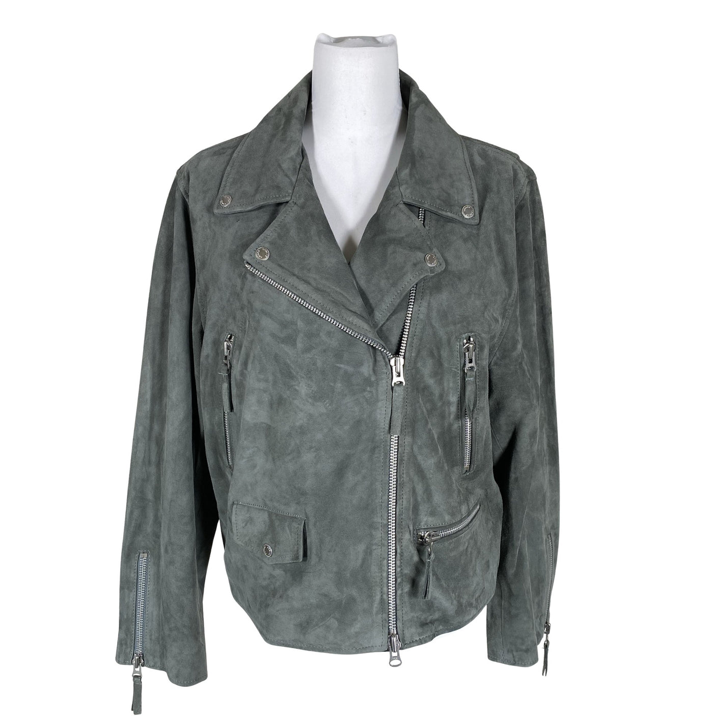 Unisex Human Scales - Leather jacket, size 40 - Gray (1)