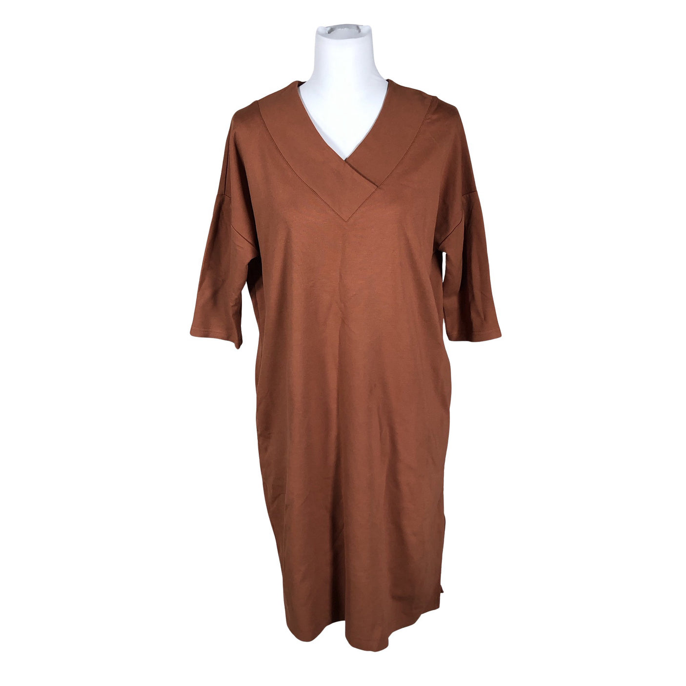 Unisex Umu - Tricot dress, size 40 - Brown (1)