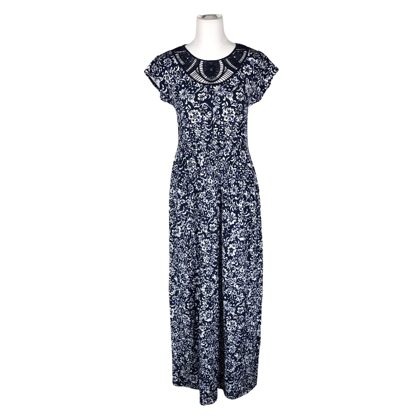 Unisex Lands' End - Tricot dress, size 36 - Blue (1)