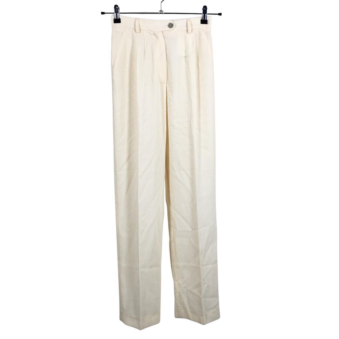 Unisex Andiata - Straight leg trousers, size 34 - Natural white (1)