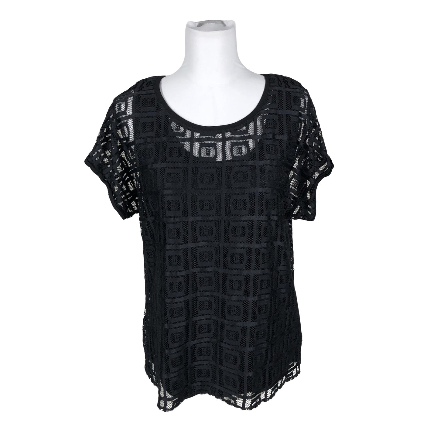 Unisex Barbara Lebek - Short-sleeved blouse, size 40 - Black (1)