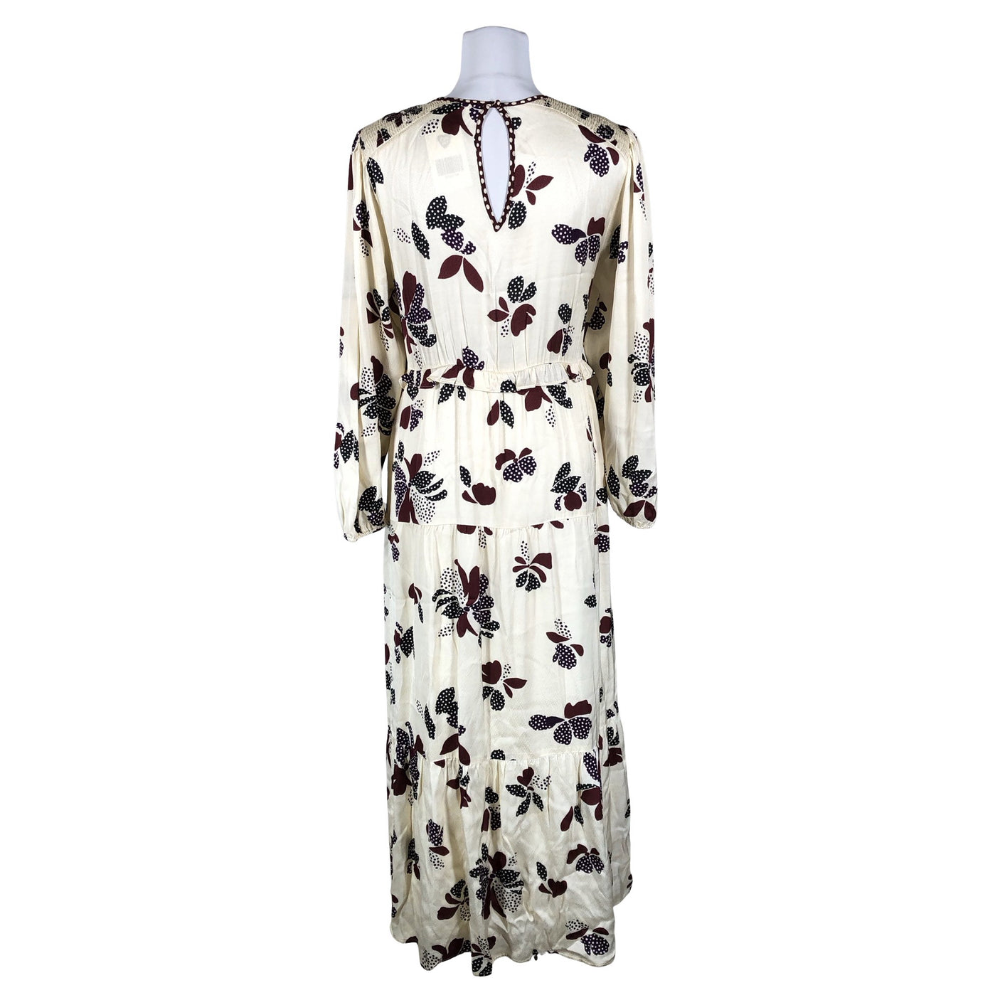 Unisex ba&sh - Maxi dress, size 38 - White (2)
