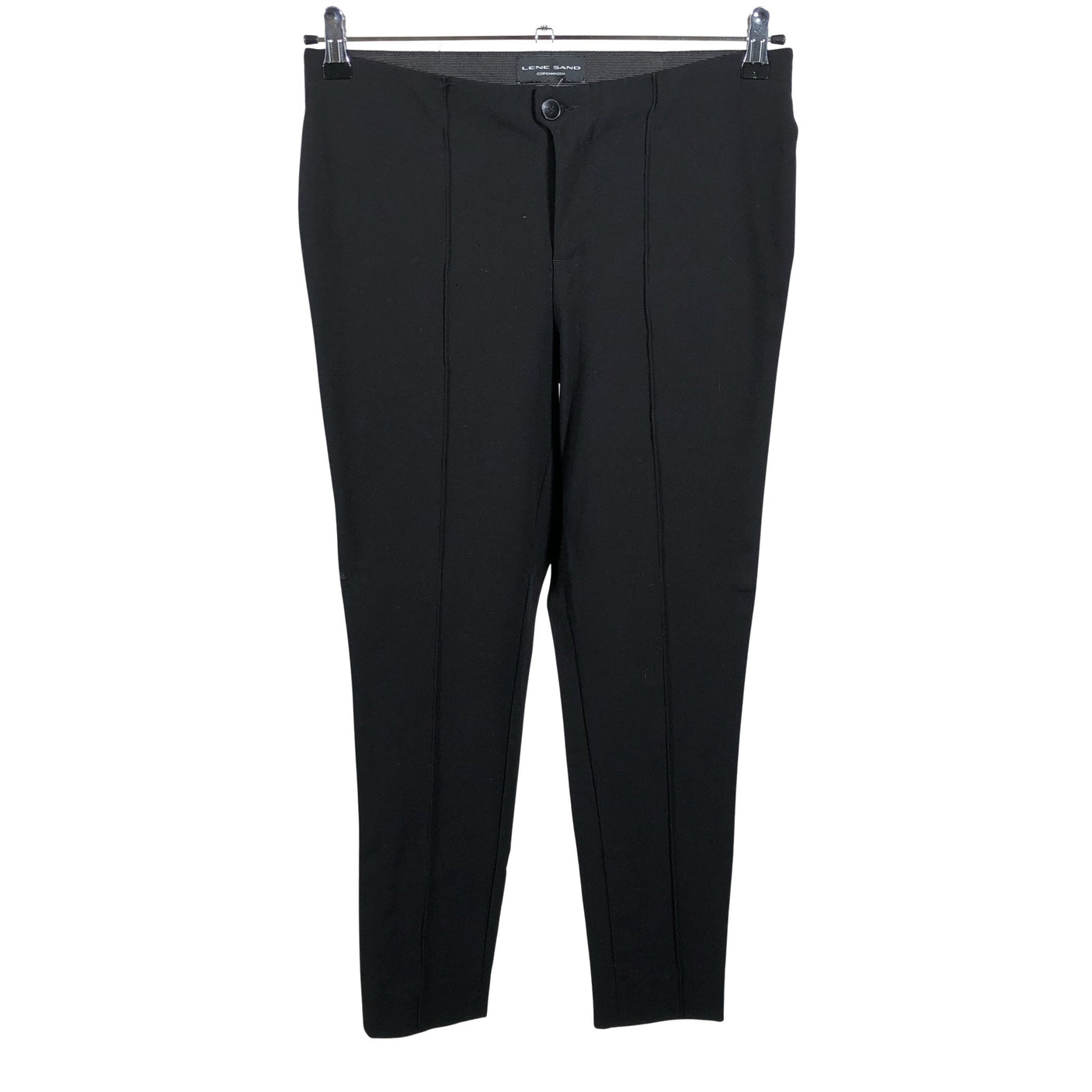 Unisex Lene Sand - Straight leg trousers, size 40 - Black (1)