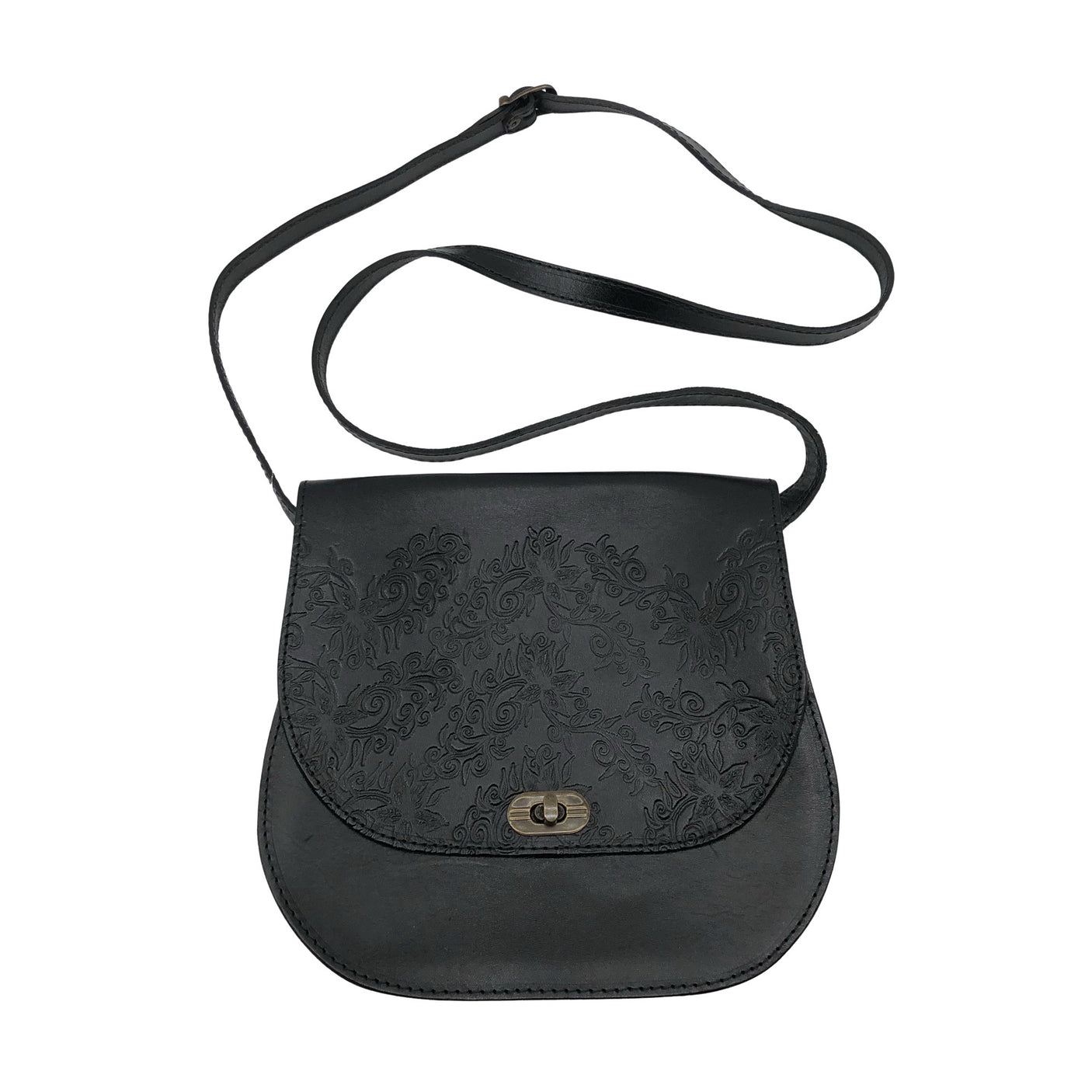 Unisex Ecco - Shoulder bag, size Midi - Black (1)