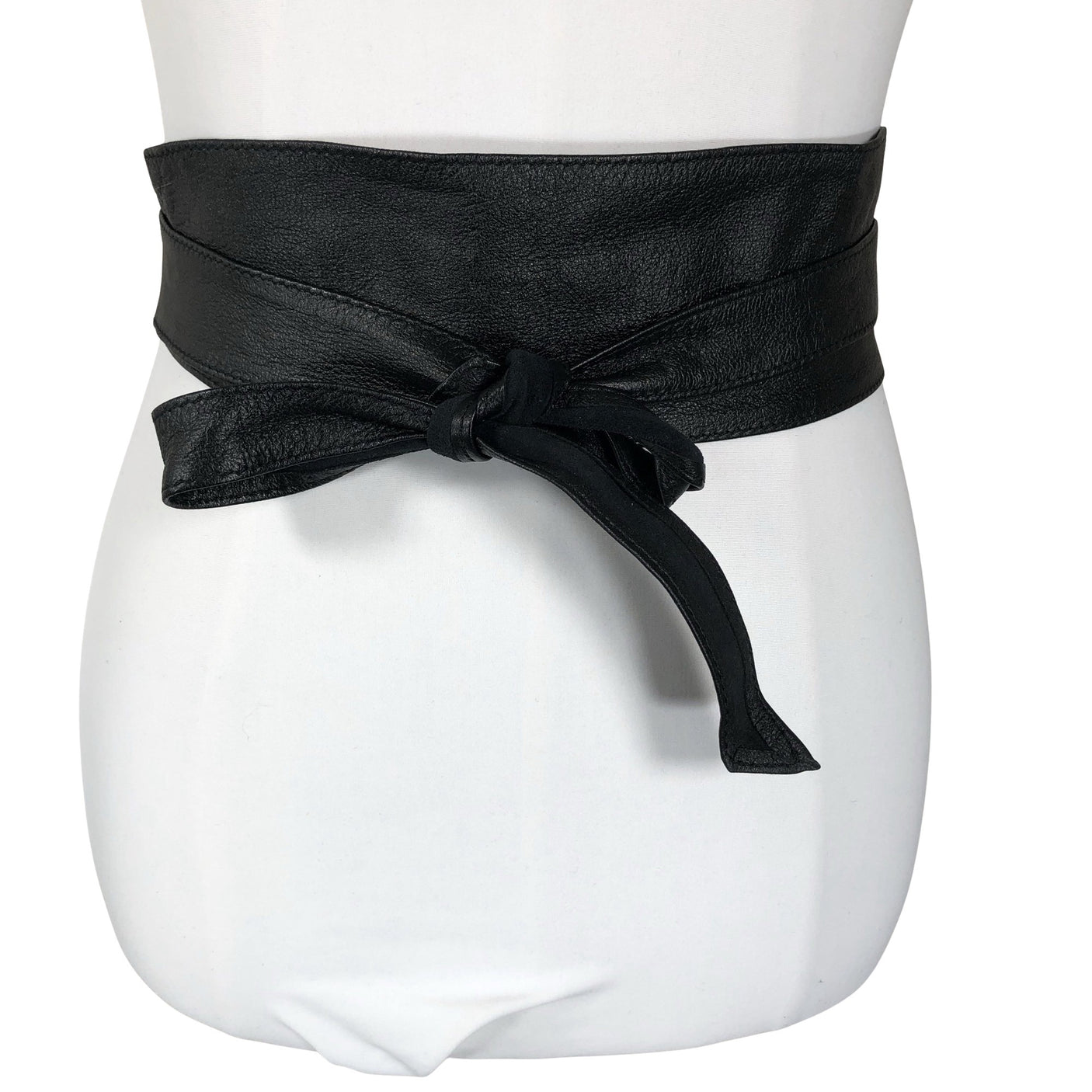 Unisex Designers Remix - Leather belt, size Ei kokoa - Black (1)
