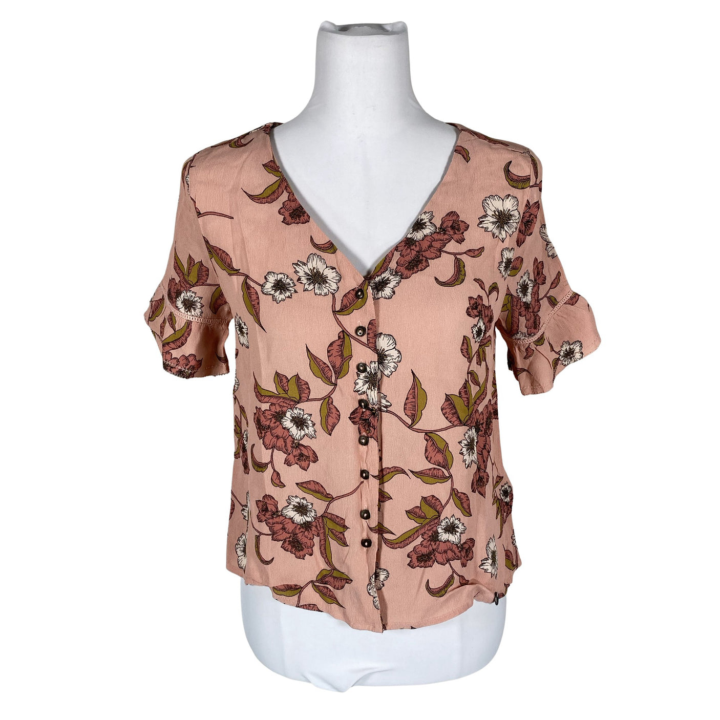 Unisex Superdry - Short-sleeved blouse, size 36 - Light pink (1)