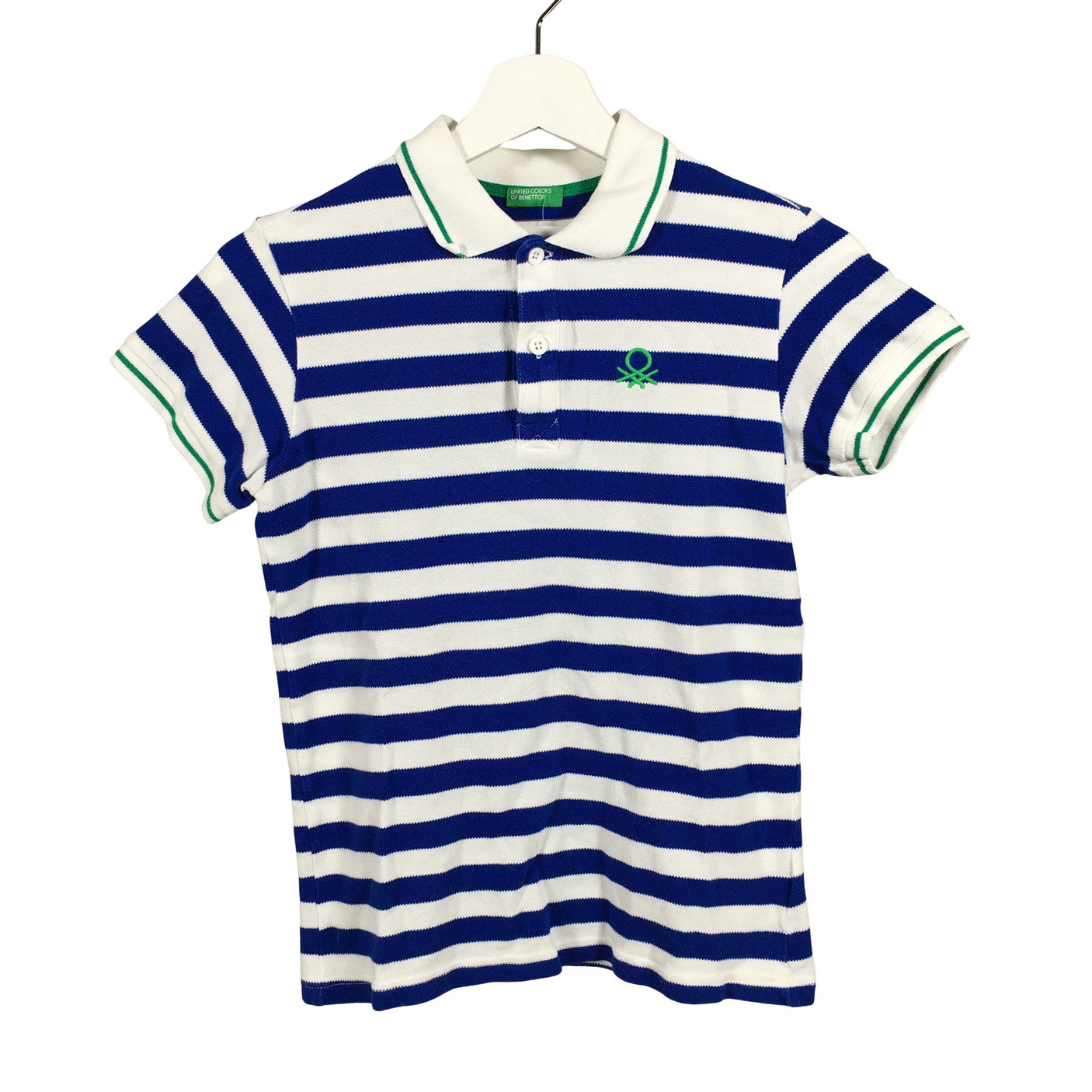 Unisex Benetton - Polo shirt, size 152 - 158 - White (1)