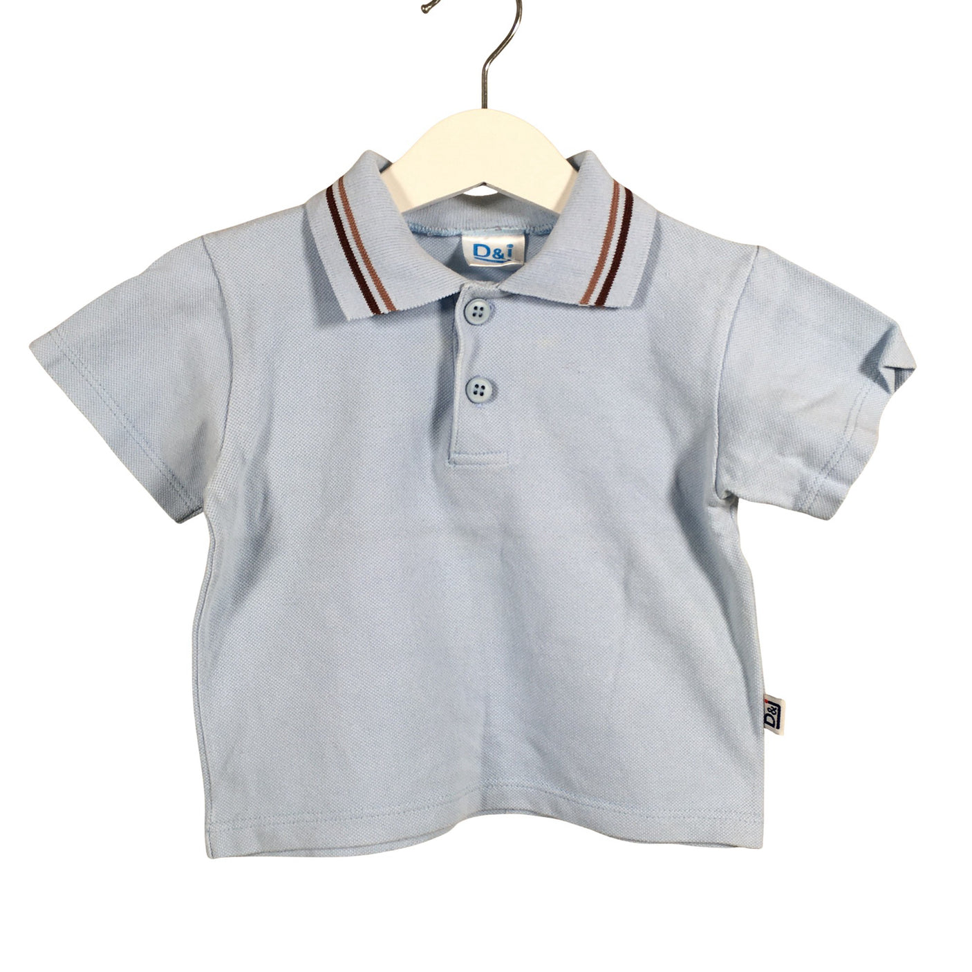 Unisex D&J Familjeklubben - Polo shirt, size 74 - 80 - Light blue (1)