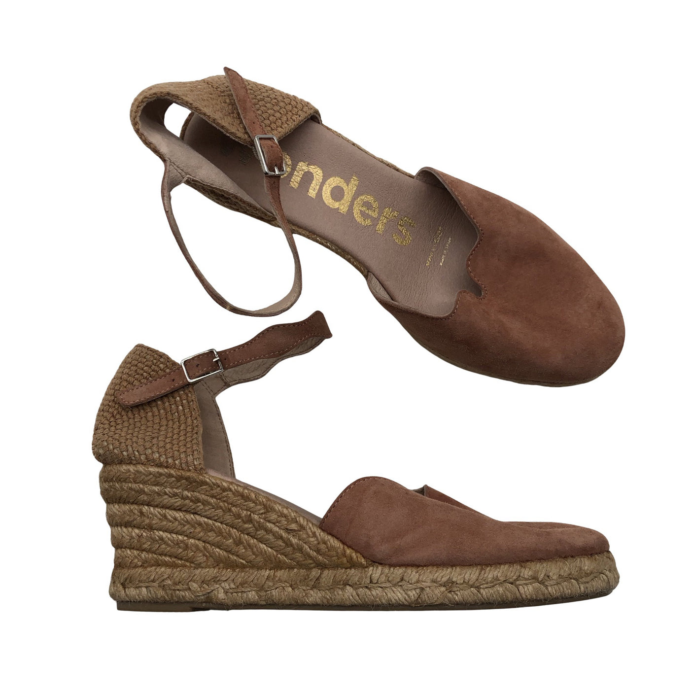 Unisex Wonders - Wedge sandals, size 39 - Light pink (1)