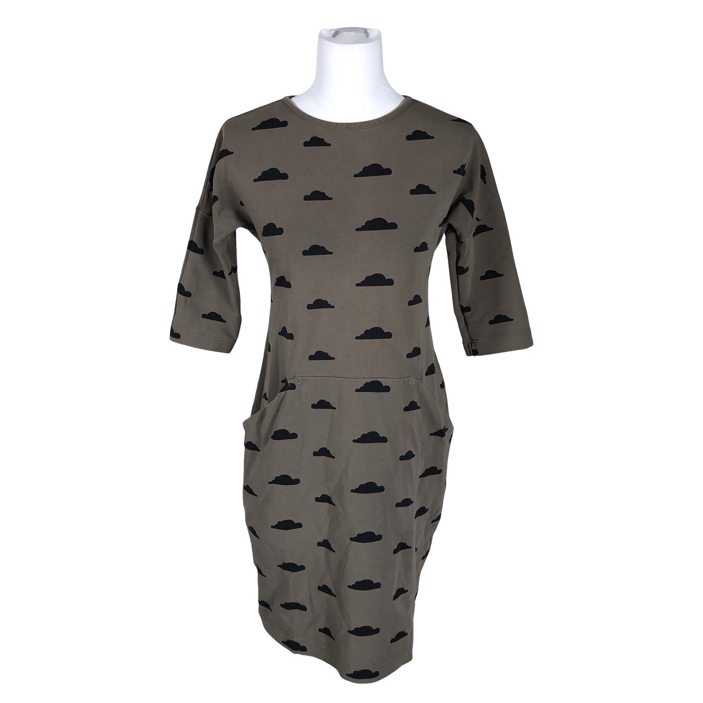 Unisex Handmade - Sweatshirt dress, size 36 - Green (1)