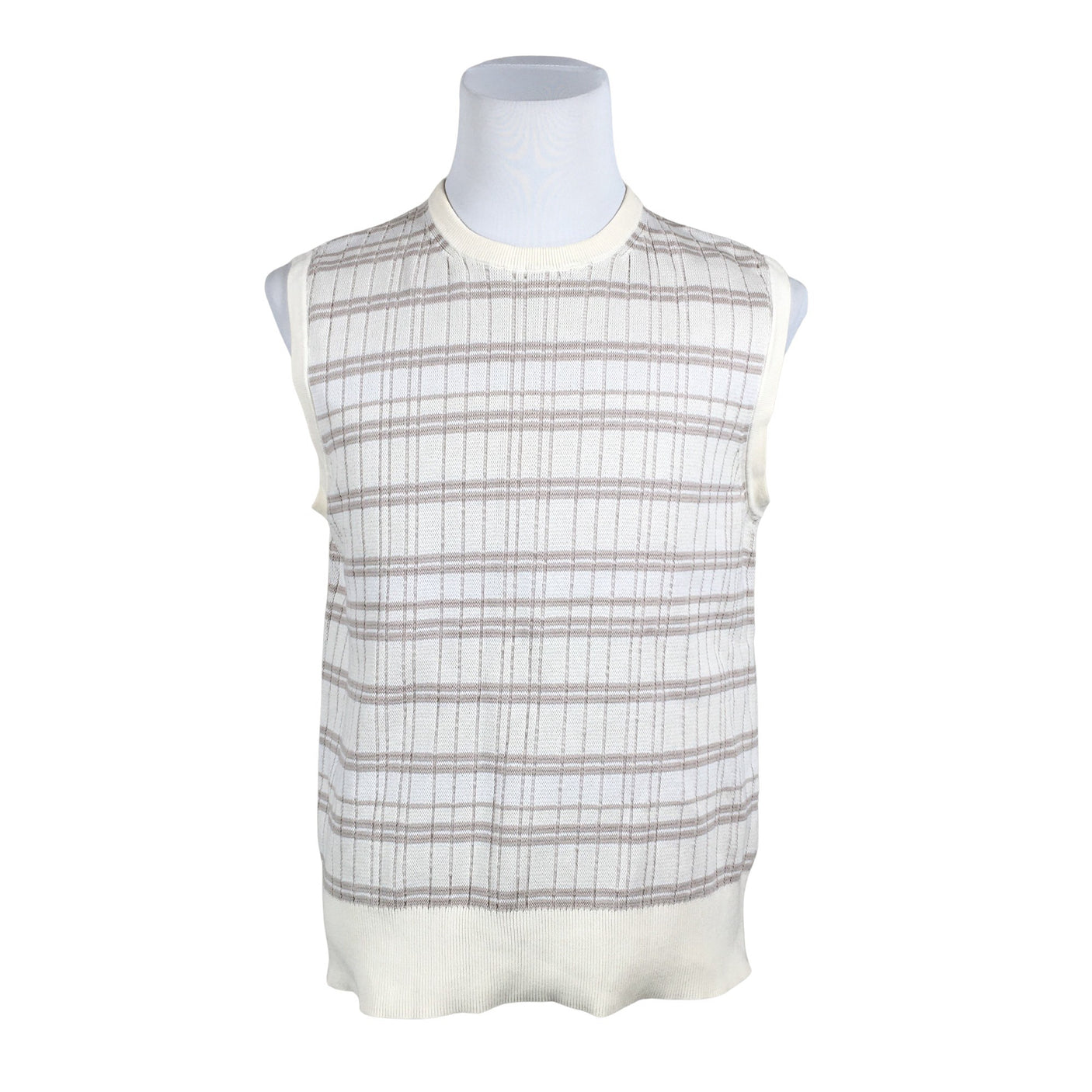 Unisex COS - Knit vest, size M - Beige (1)