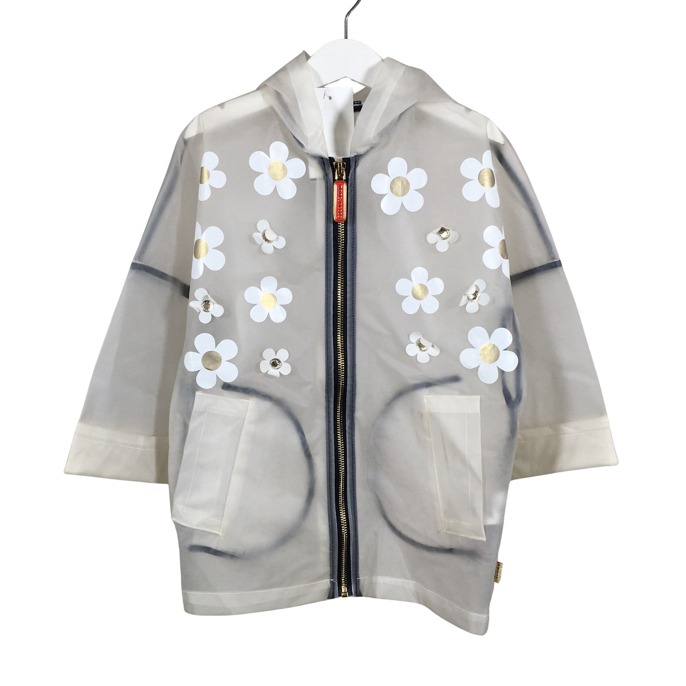 Unisex Little Marc Jacobs - Rain jacket, size 104 - 110 - White (1)