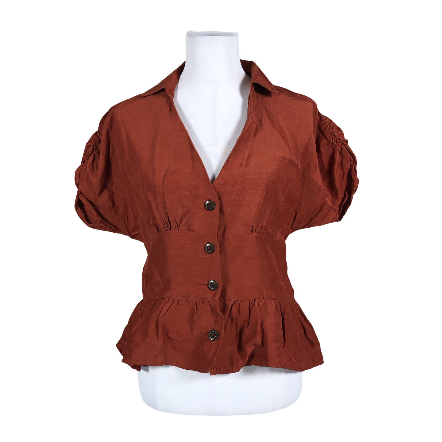 Unisex Kookai - Short-sleeved blouse, size 38 - Red (1)