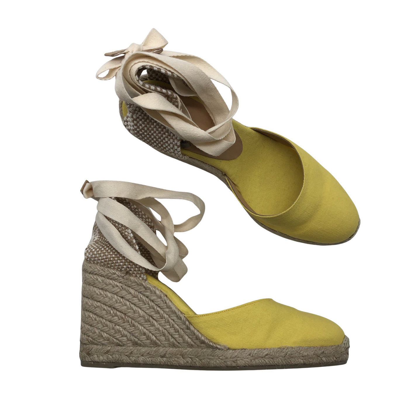 Unisex Castañer - Wedge sandals, size 38 - Yellow (1)