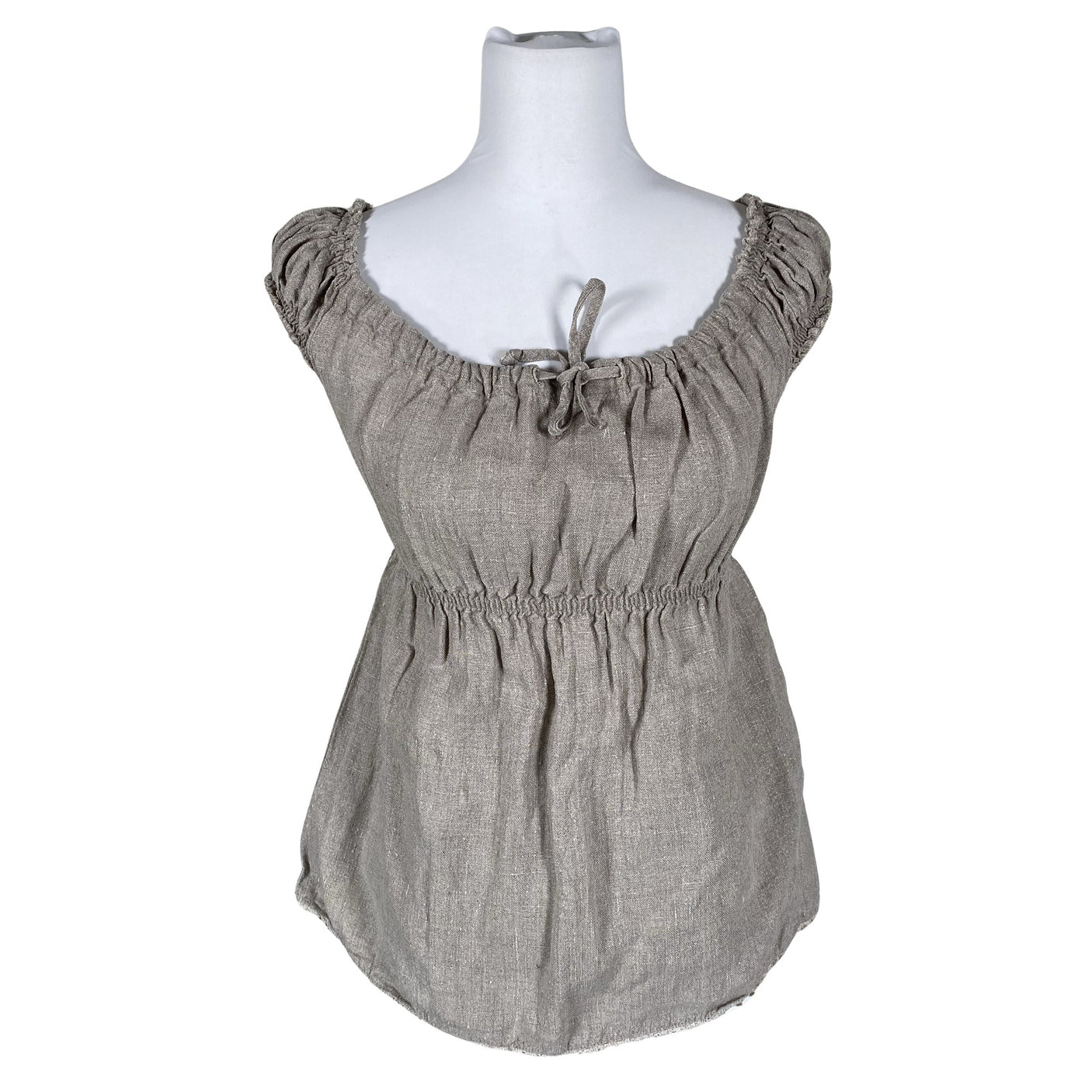 Unisex Bypias - Short-sleeved blouse, size 36 - Beige (1)