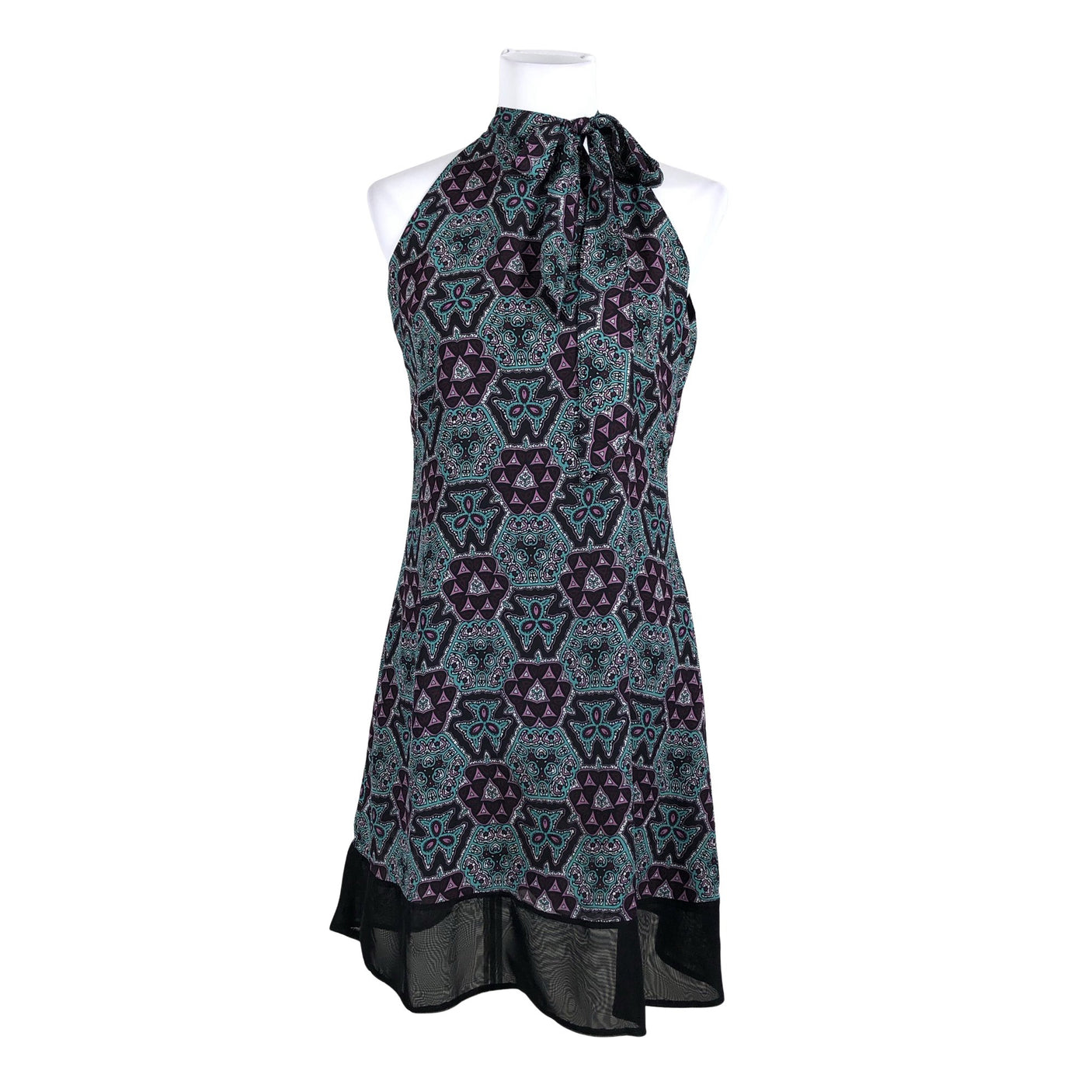 Unisex Your Face - Schiffon dress, size 38 - Black (1)