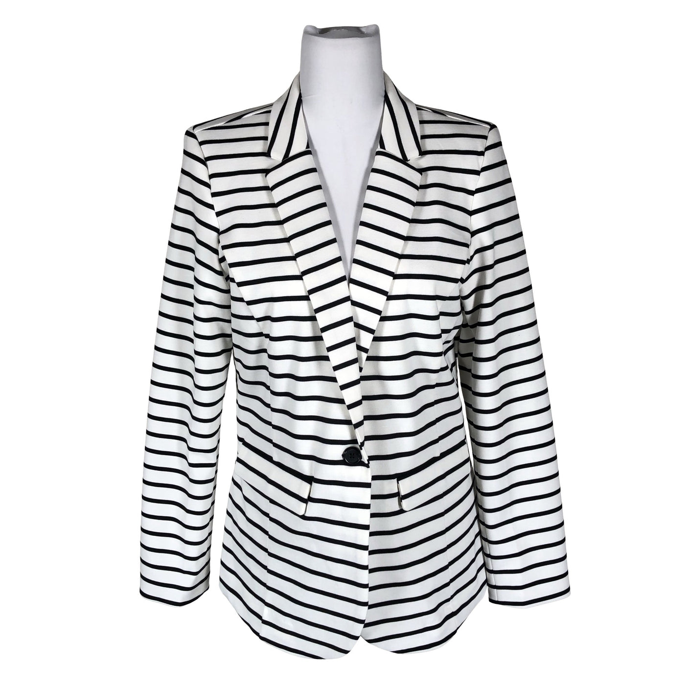 Unisex Fransa - Sweat jacket, size 40 - White (1)