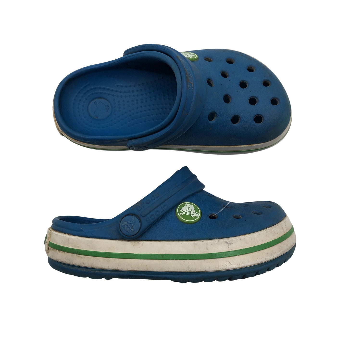 Unisex Crocs - Slip-on shoes, size 25 - Blue (1)