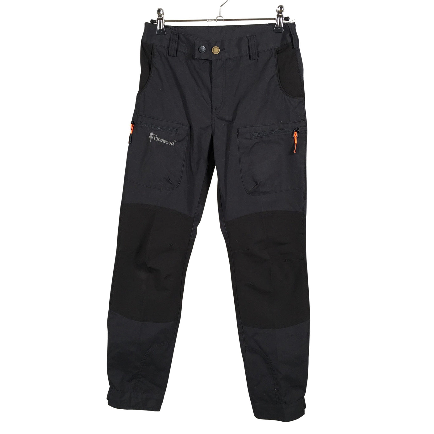 Unisex Pinewood - Outdoor pants, size 152 - 158 - Black (1)
