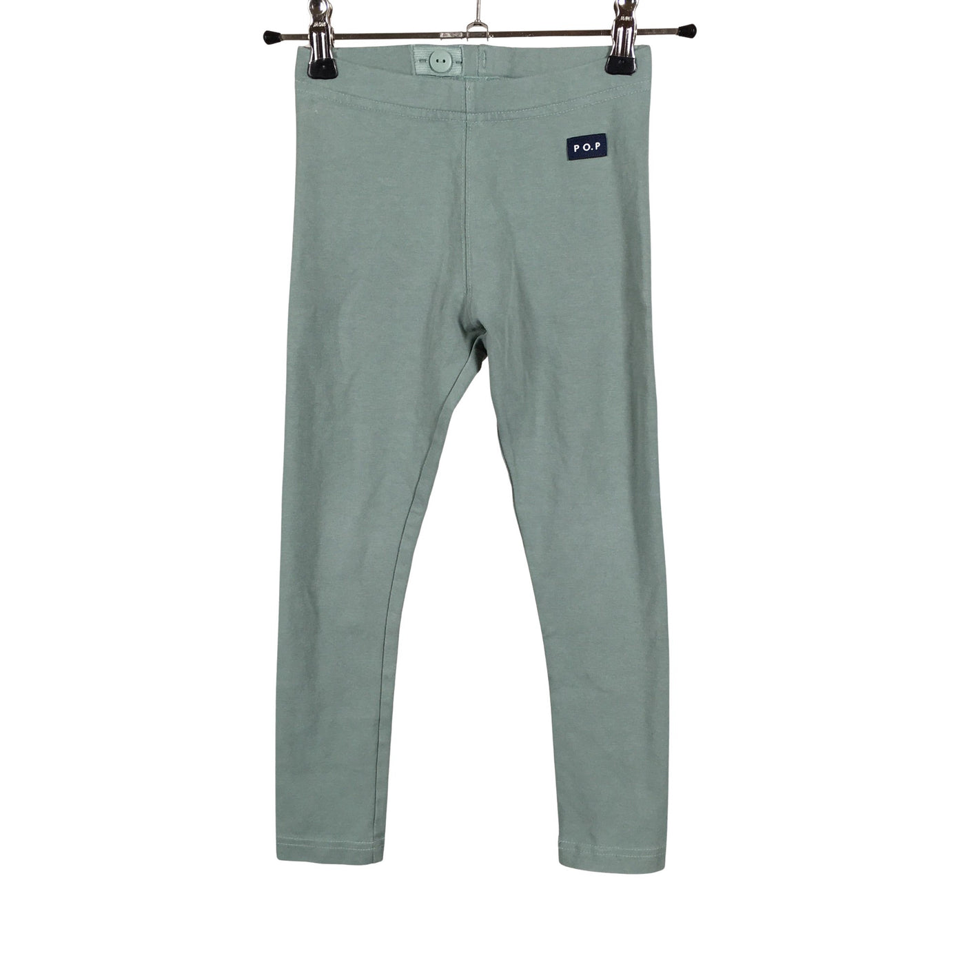 Unisex Polarn O. Pyret - Tricot pants, size 110 - 116 - Green (1)