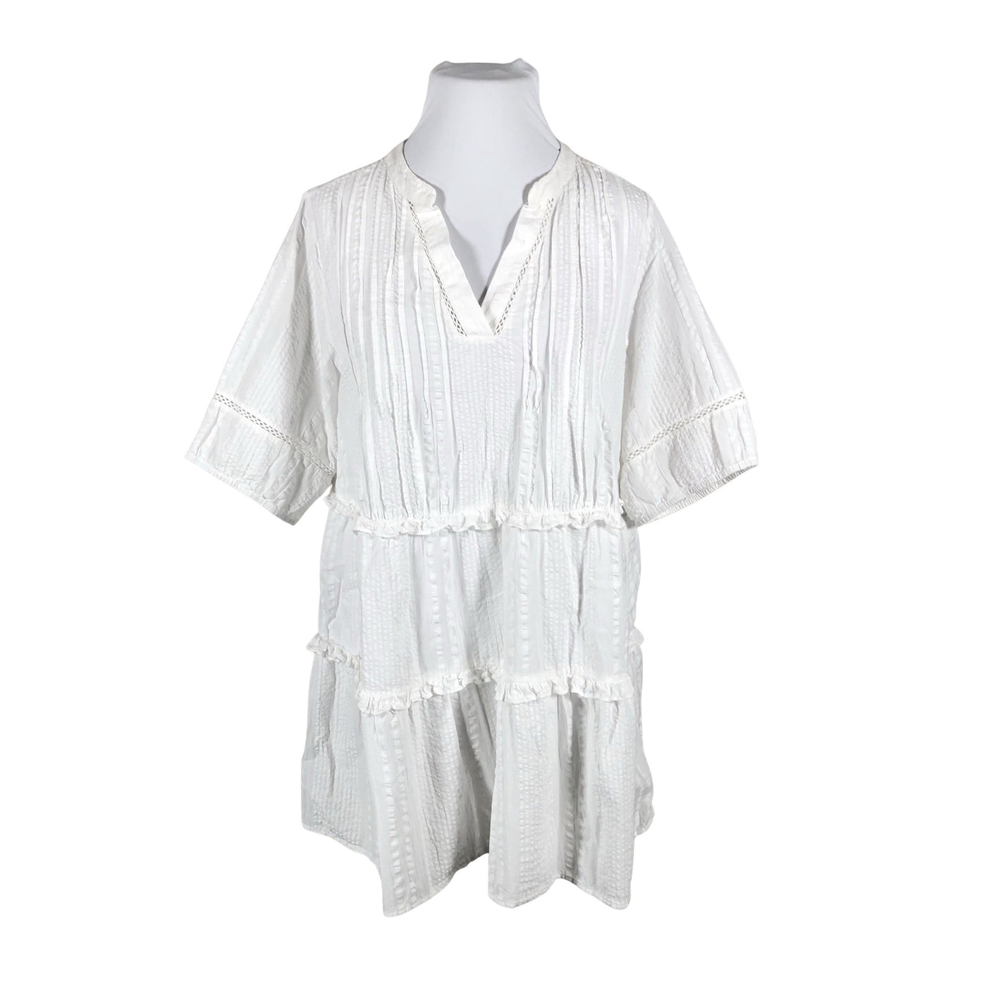 Unisex Zizzi - Dress, size 46 - White (1)