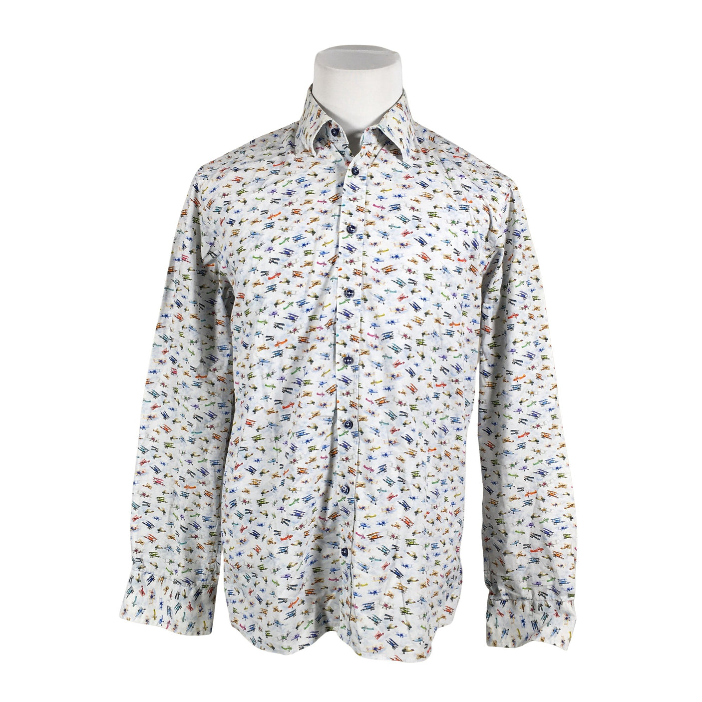 Unisex Sand - Collared shirt, size L - White (1)