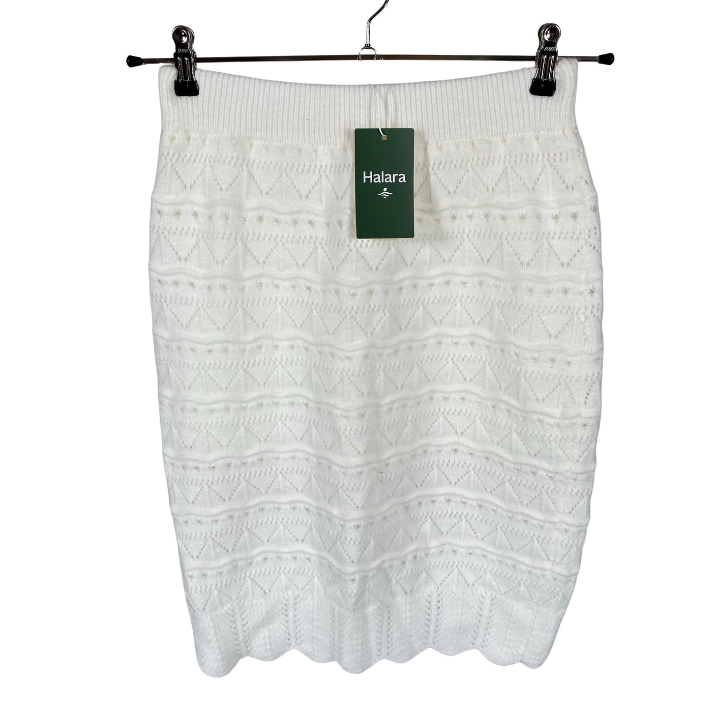 Unisex Halara - Knit skirt, size 38 - White (1)