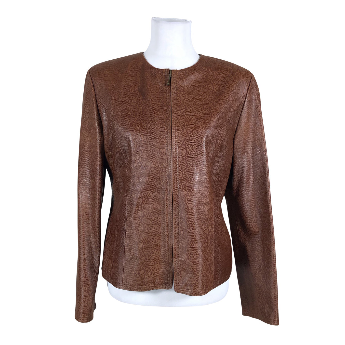 Unisex Friitala - Leather jacket, size 40 - Brown (1)
