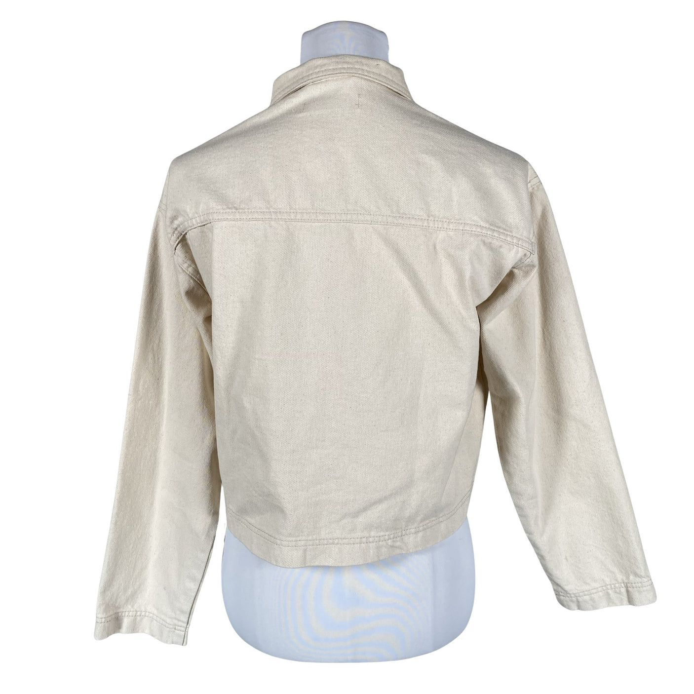 Unisex Nanso - Denim jacket, size 38 - Beige (2)