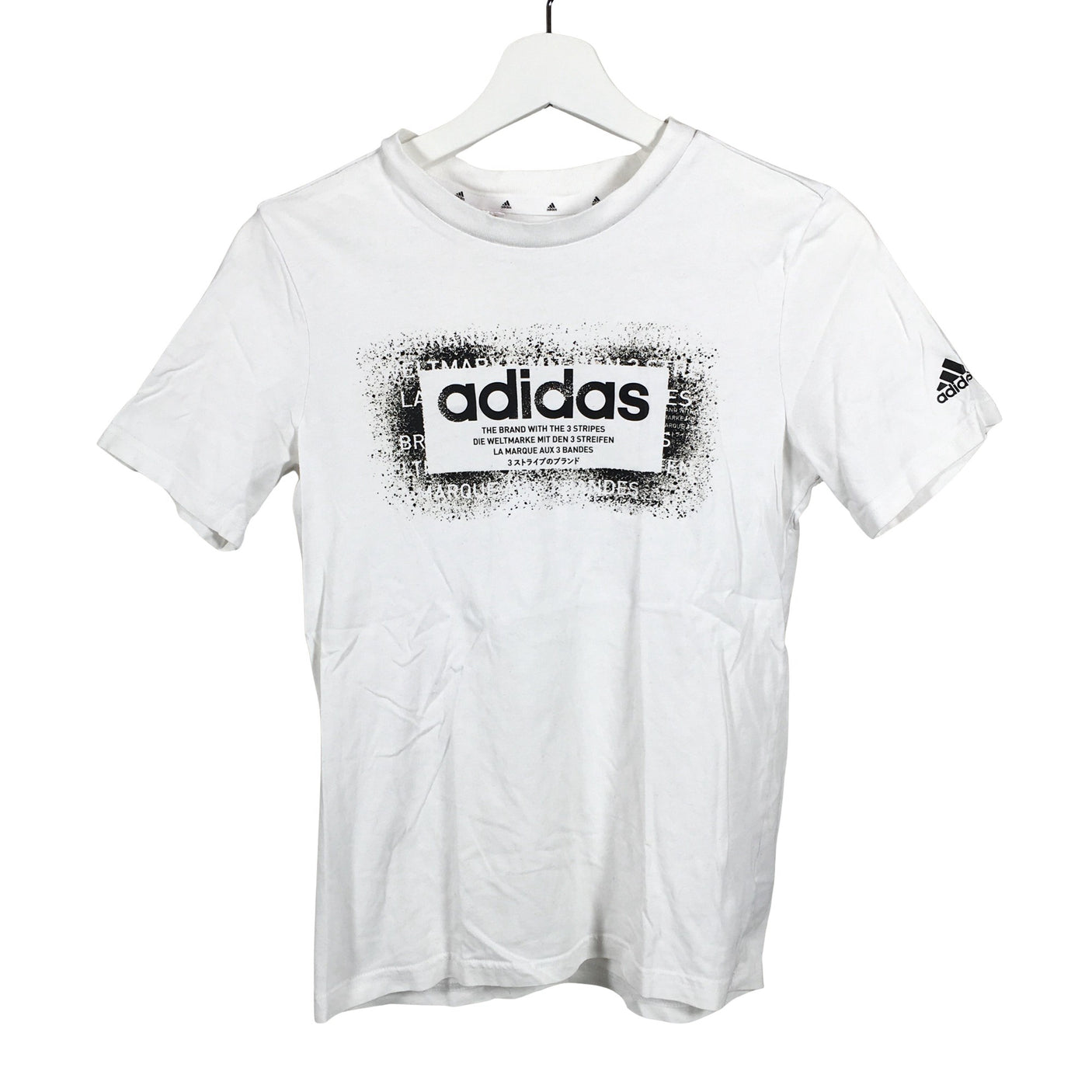 Unisex Adidas - T-shirt, size 146 - 152 - White (1)