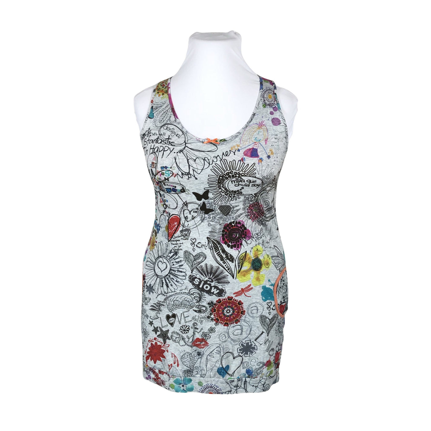 Unisex Desigual - Tricot tunic, size 42 - Gray (1)