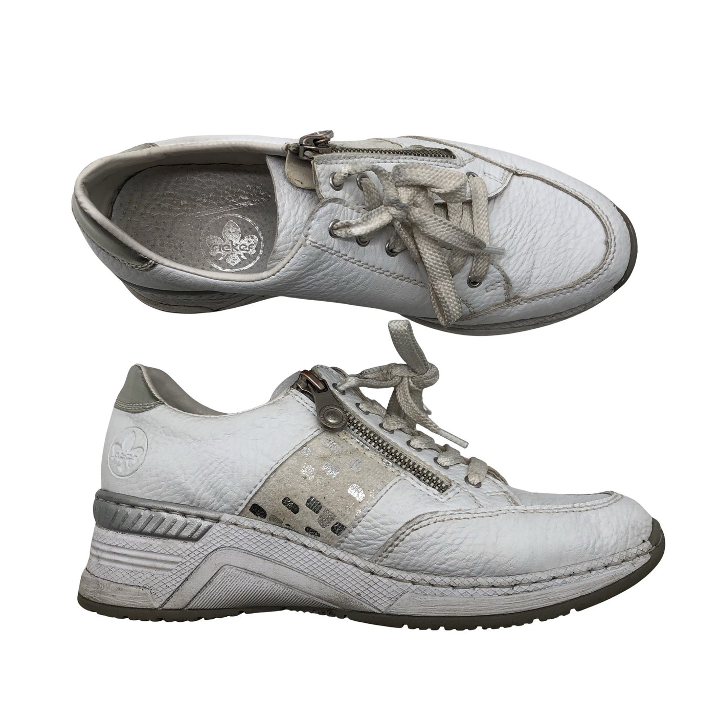 Unisex Rieker - Sneakers, size 38 - White (1)