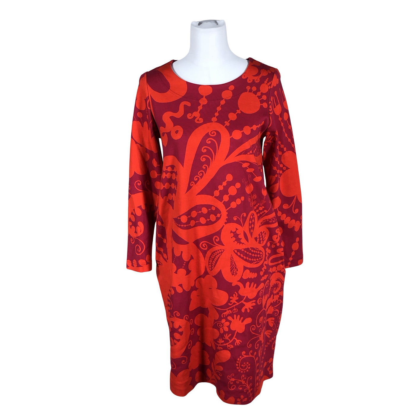 Unisex Virkkukoukkunen - Sweatshirt dress, size 36 - Red (1)