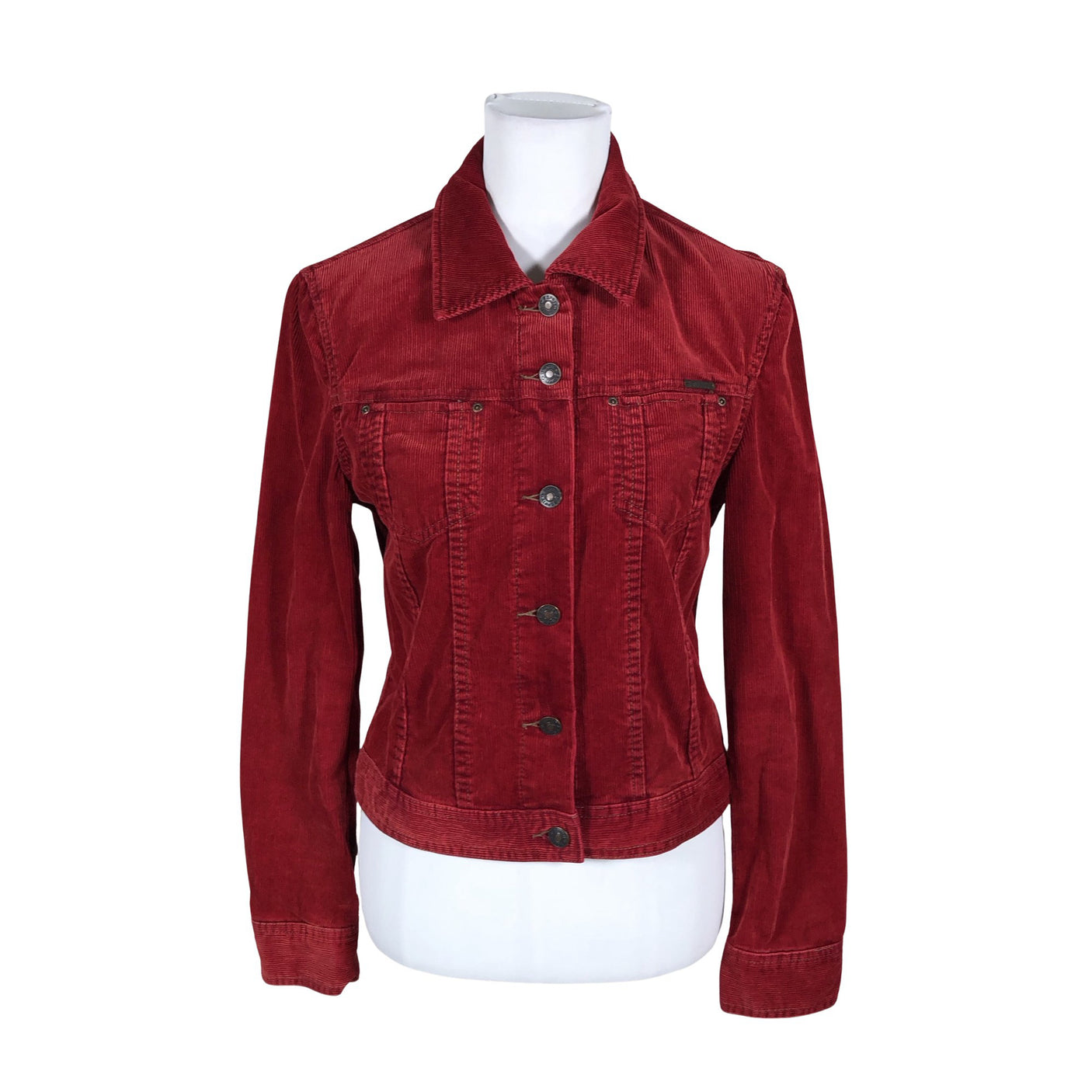 Unisex Esprit - Denim jacket, size 38 - Red (1)