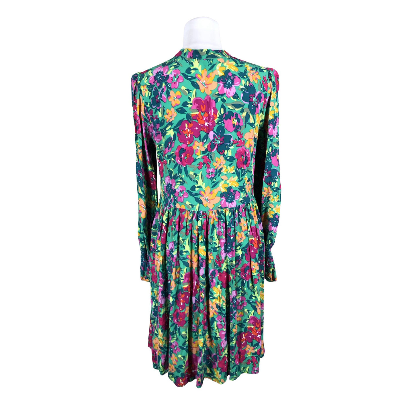Unisex Y.A.S - Schiffon dress, size 38 - Green (2)